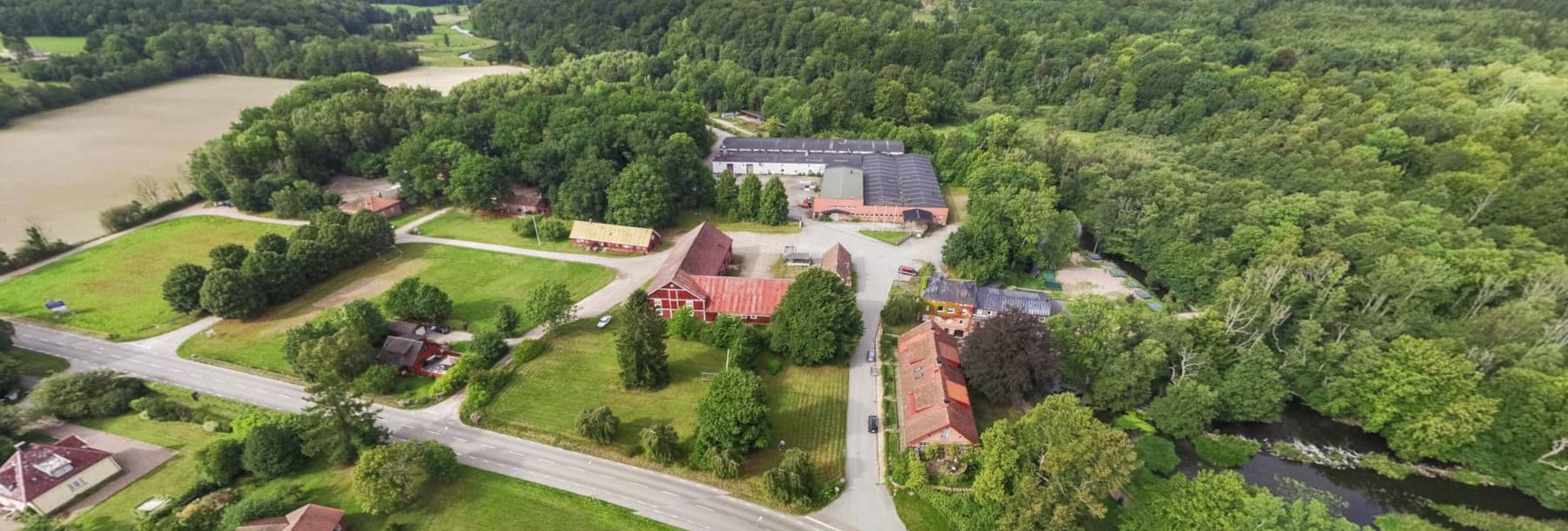 Stockamöllan industri- och naturmiljö